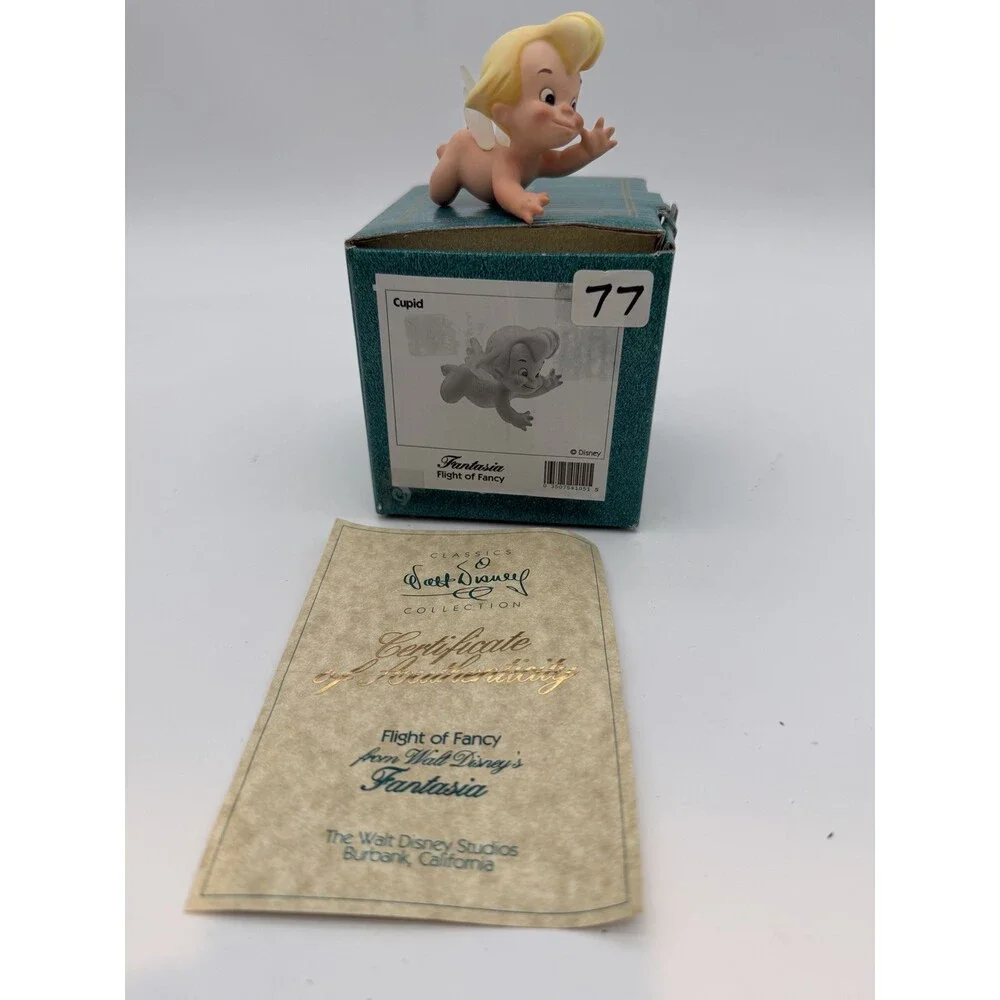 WDCC Disney Fantasia Flight of Fancy Cupid Ornament Christmas Porcelain